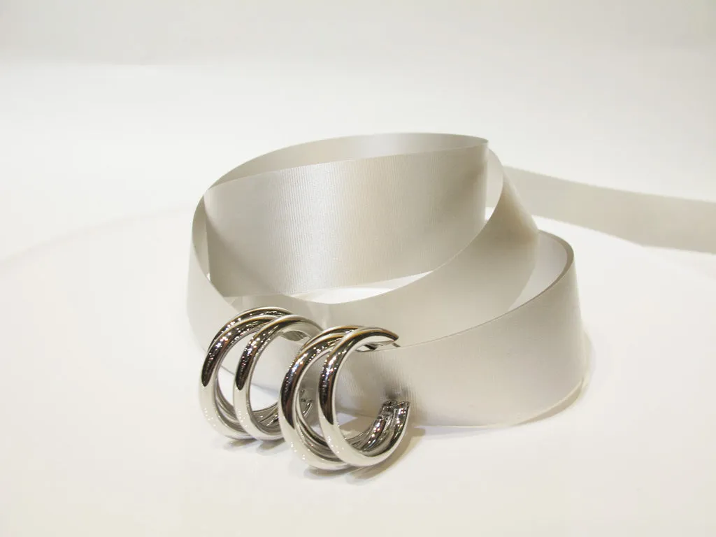 Triple Hollow Hoop Earrings