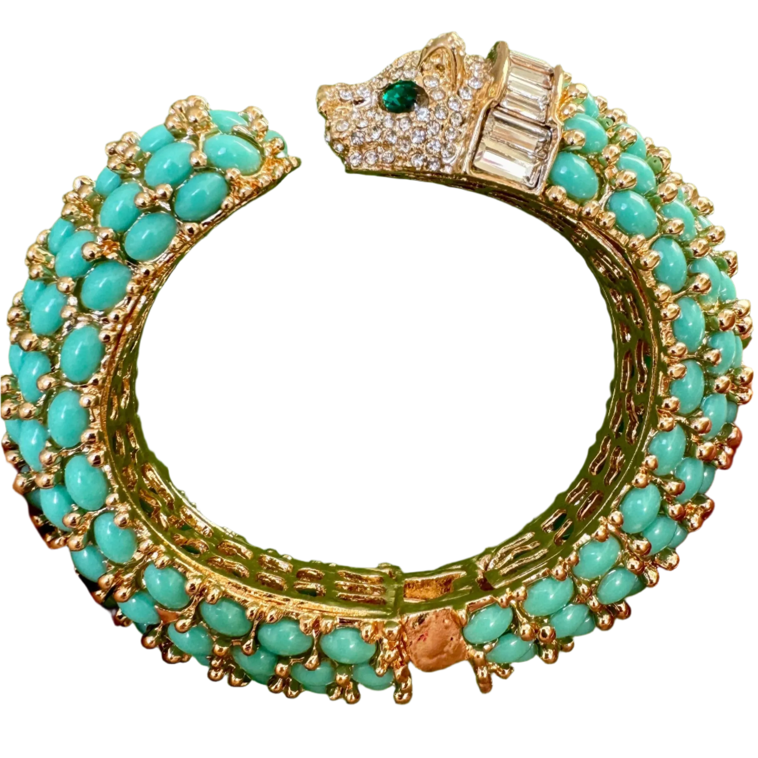 Turquoise Panther Bracelet