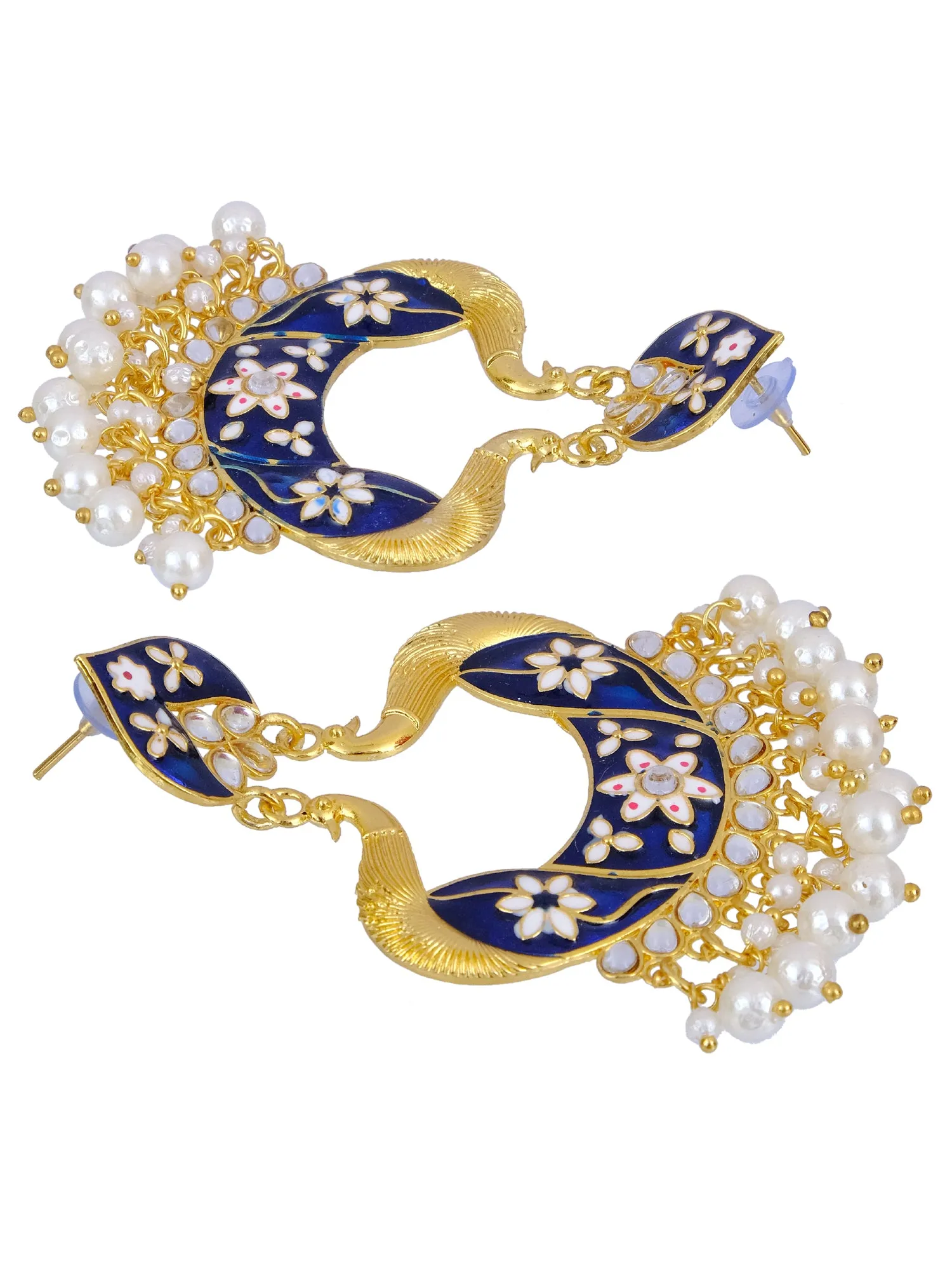 Unique Blue Peacock Earrings for Trendy Stylish Women