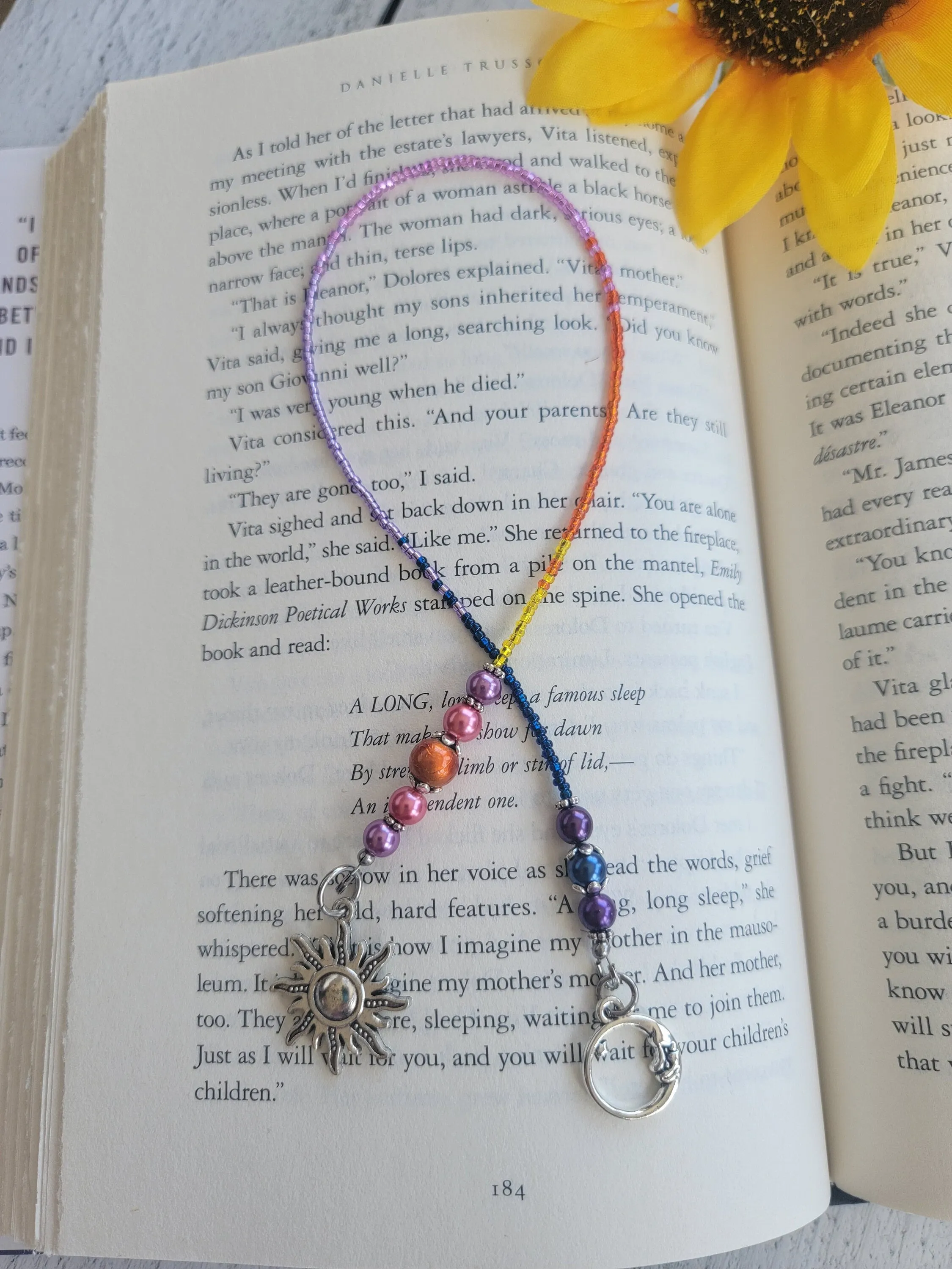 Unique Sunset Bookmark, Reader Gift, Bookworm Gift