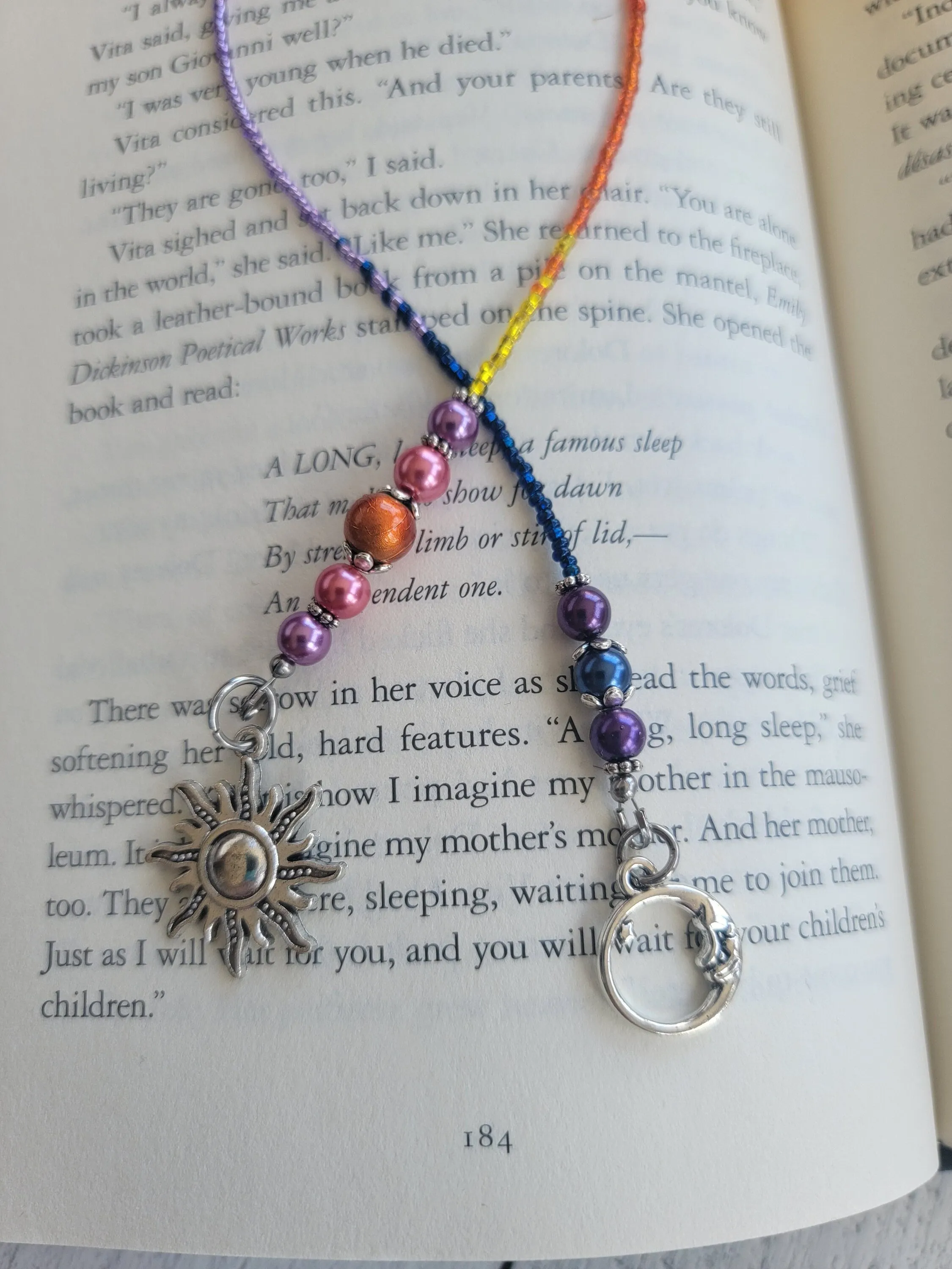Unique Sunset Bookmark, Reader Gift, Bookworm Gift