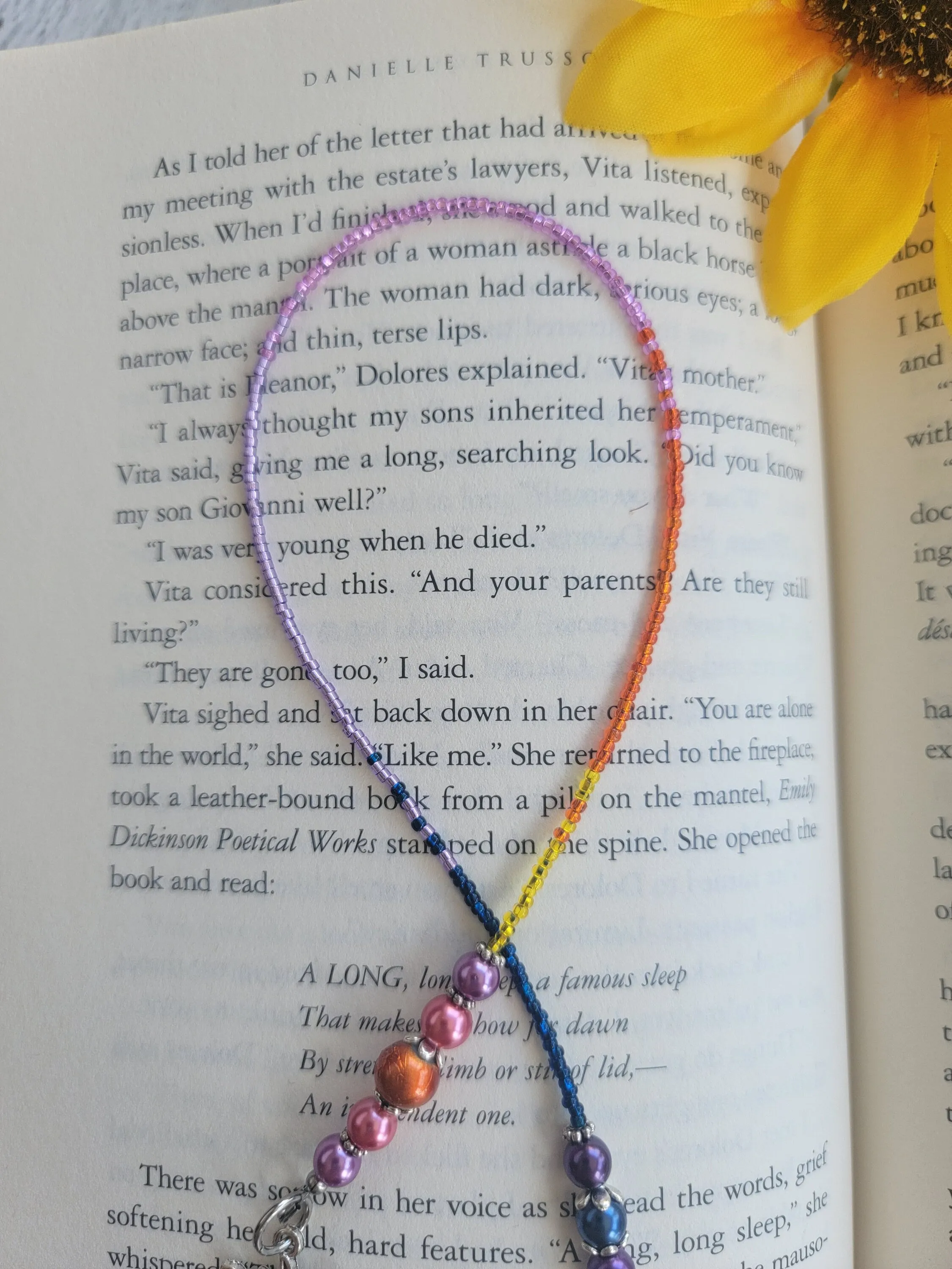 Unique Sunset Bookmark, Reader Gift, Bookworm Gift