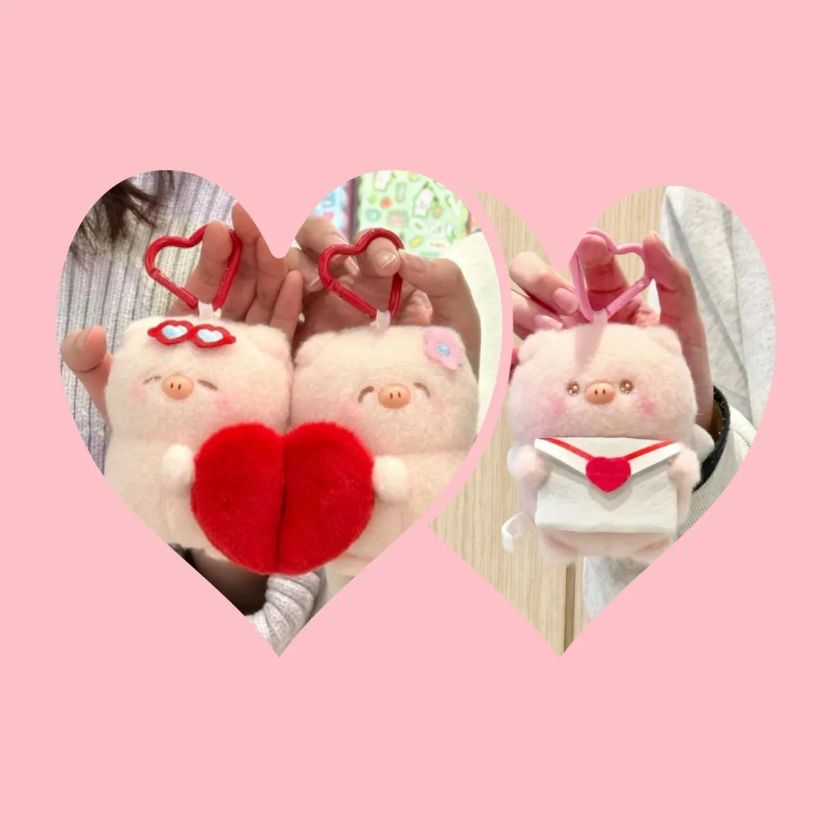 Valentine's Day Special! Magnetic Plush Pig Love Pendants - The Perfect Gift for Your Significant Other
