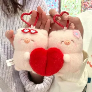 Valentine's Day Special! Magnetic Plush Pig Love Pendants - The Perfect Gift for Your Significant Other
