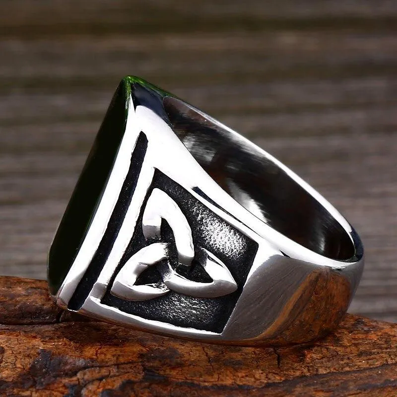 Valknut Signet Odin Symbol Viking Biker Ring