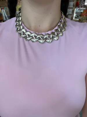 Vintage 1980s Sterling Mexican Necklace