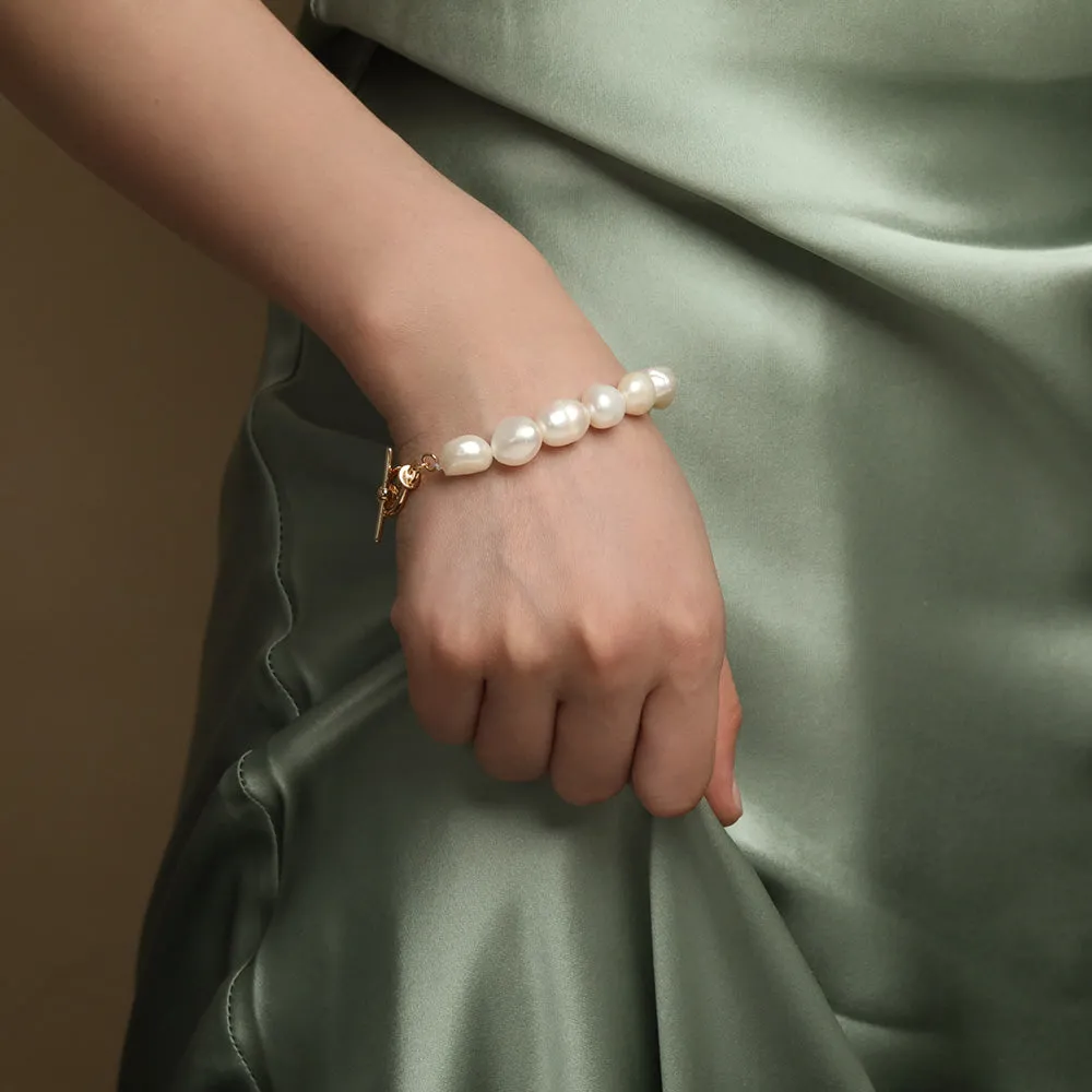 Vintage Baroque Pearl Bracelet