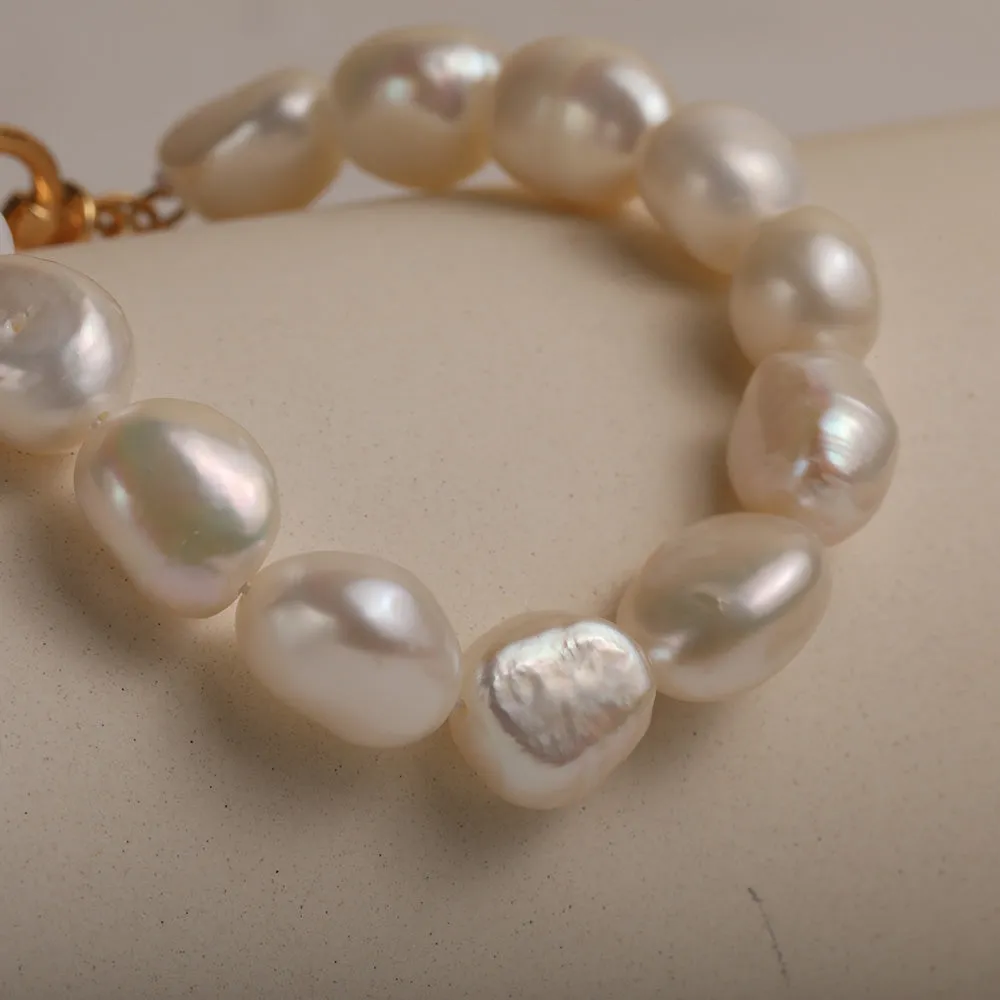 Vintage Baroque Pearl Bracelet