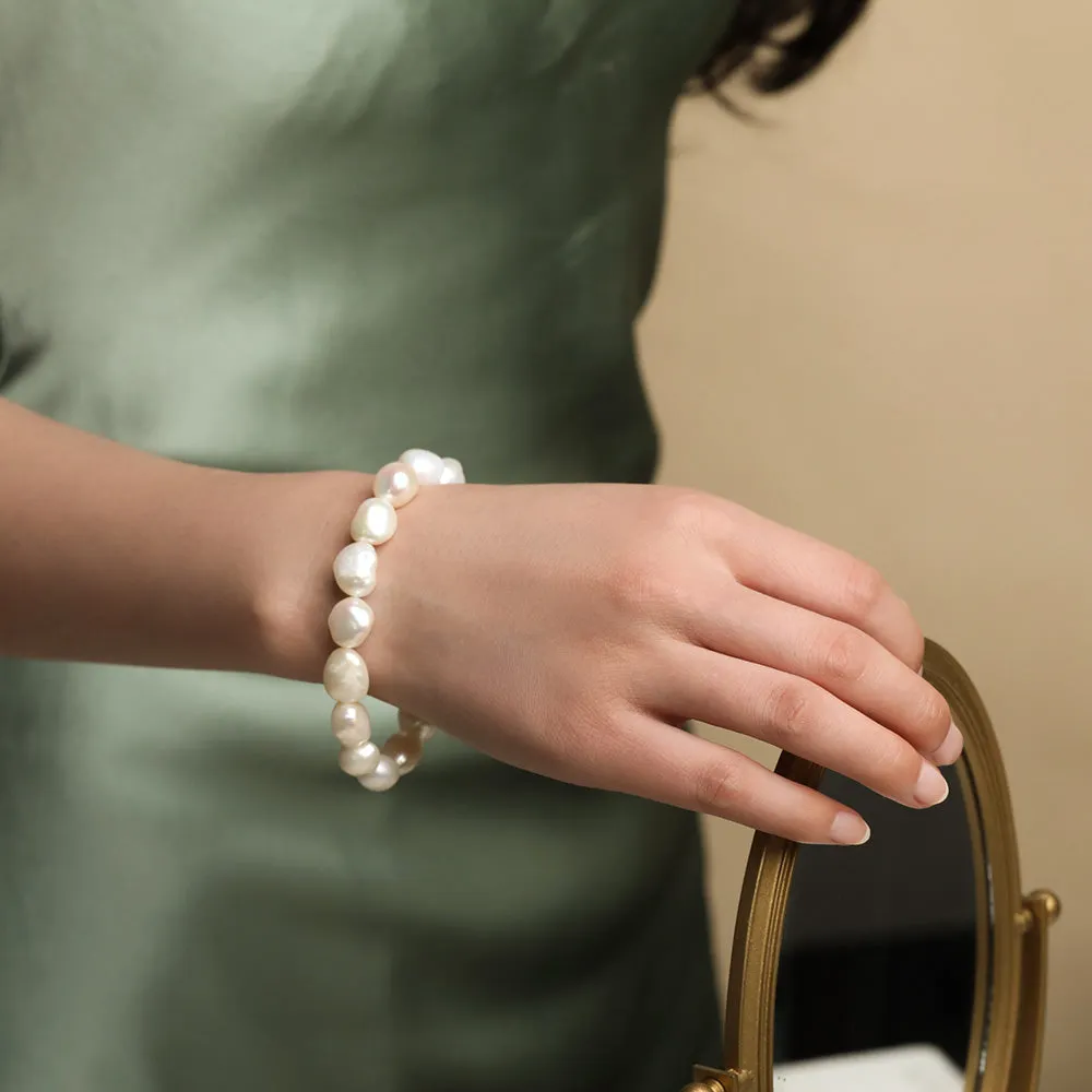 Vintage Baroque Pearl Bracelet