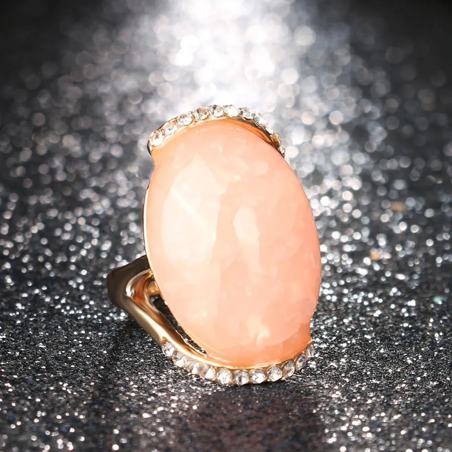 Vintage Collection of Antique Gold Crystal Rings