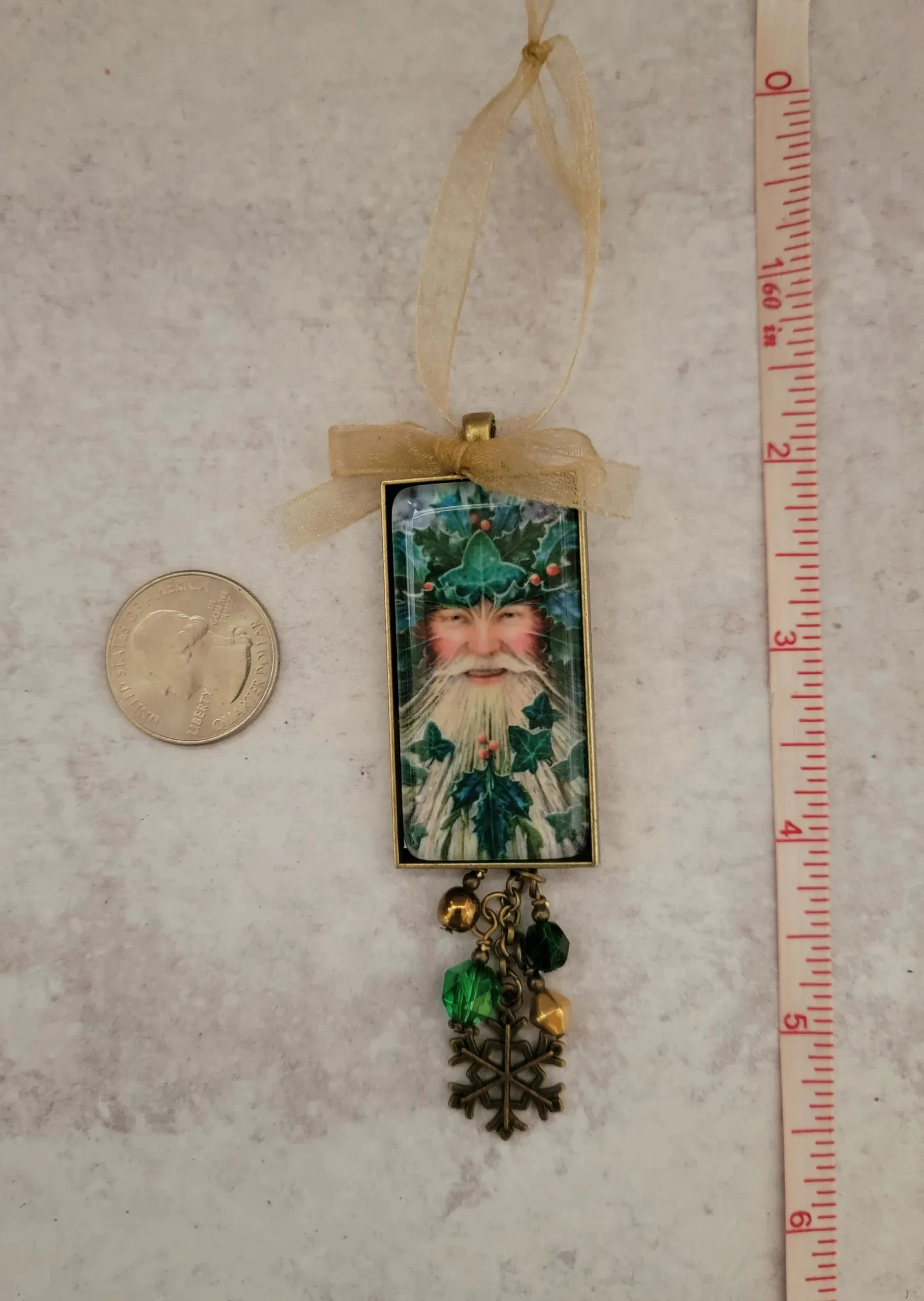 Vintage Style Santa Claus Christmas Ornaments 8