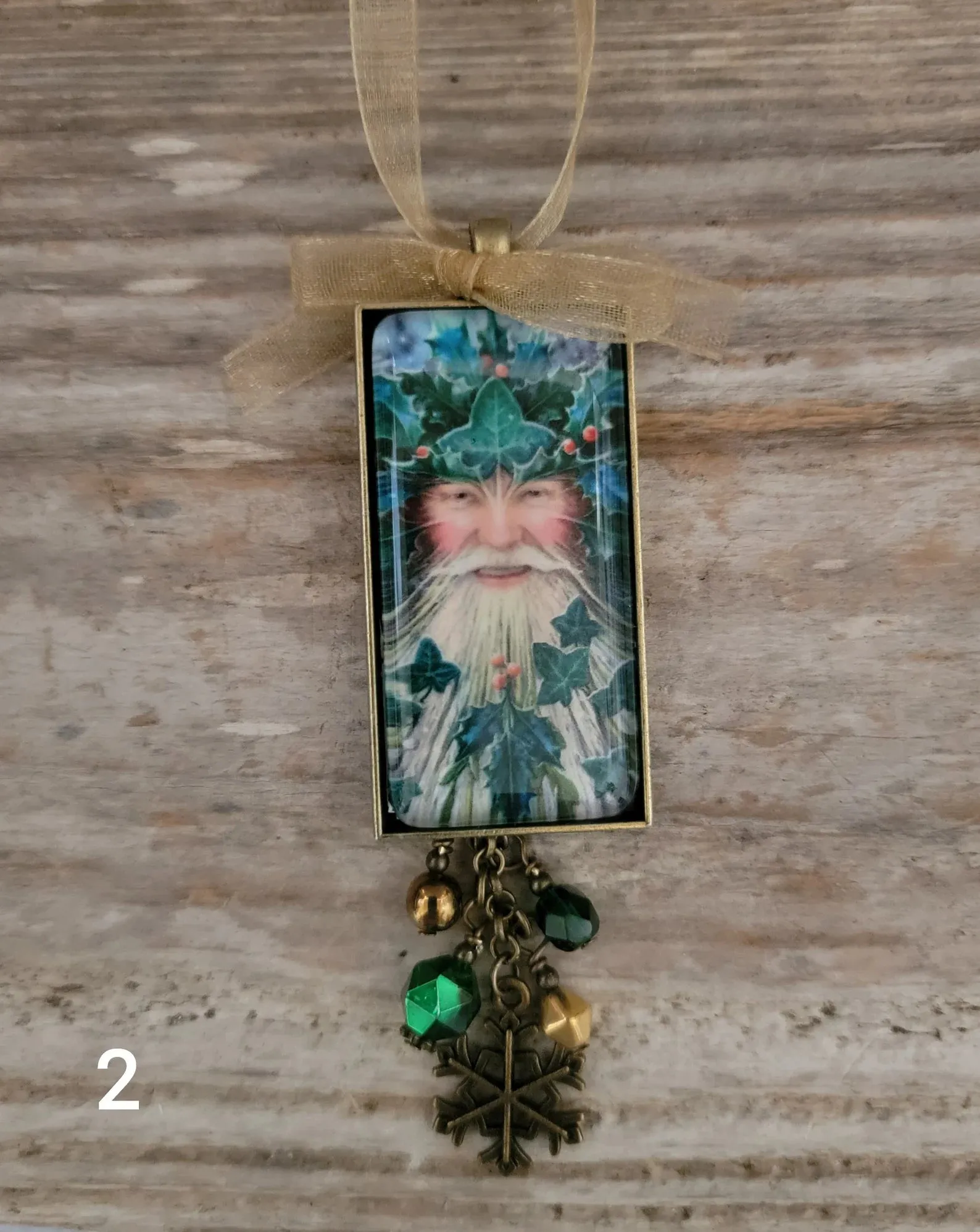Vintage Style Santa Claus Christmas Ornaments 8