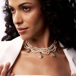 Waves Of Pearl Necklace - JUJBR23N26