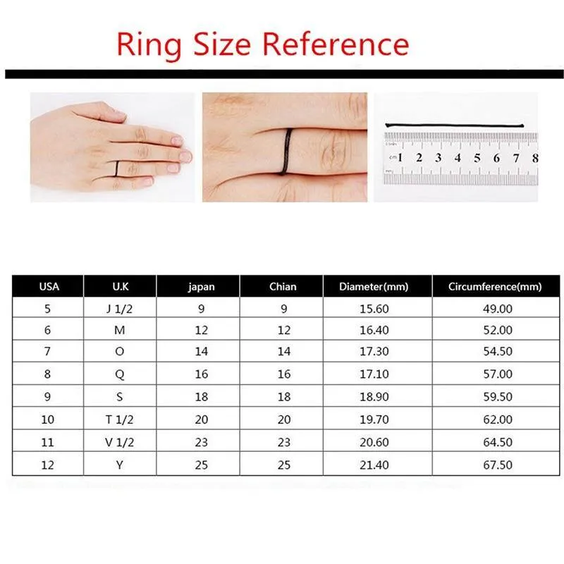 White Zircon Full Crystal Hip Hop Ring