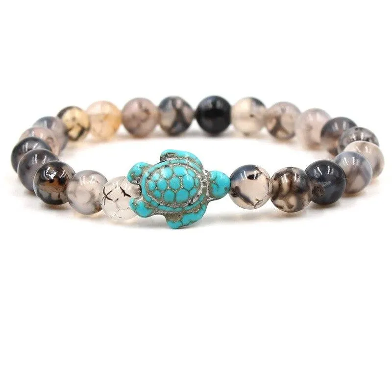 Women Handmade Stone Elastic Design Friendship Bracelet