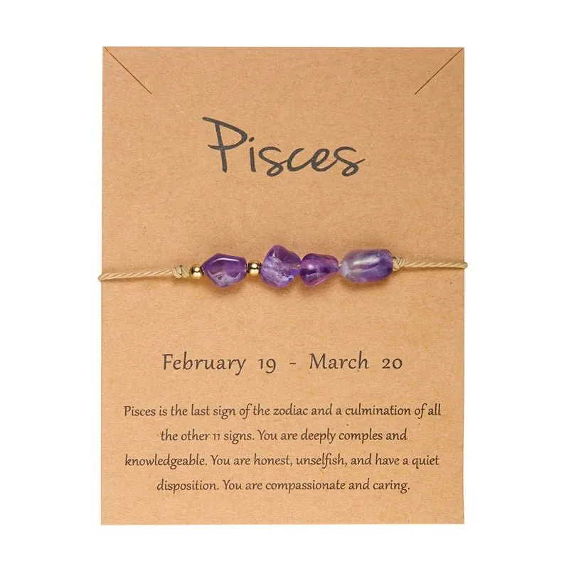 Zodiac Sign Constellation Bracelets