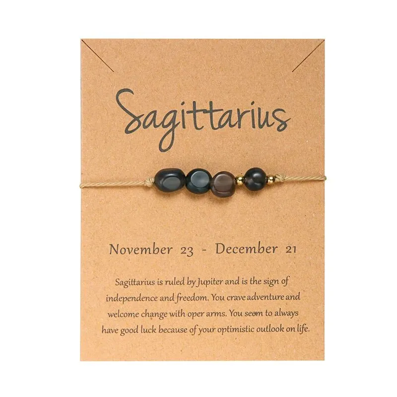 Zodiac Sign Constellation Bracelets