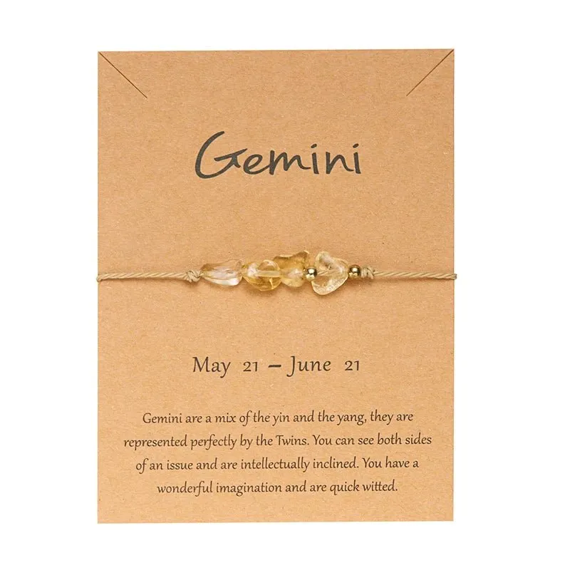Zodiac Sign Constellation Bracelets