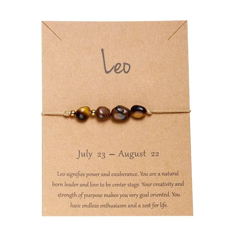 Zodiac Sign Constellation Bracelets