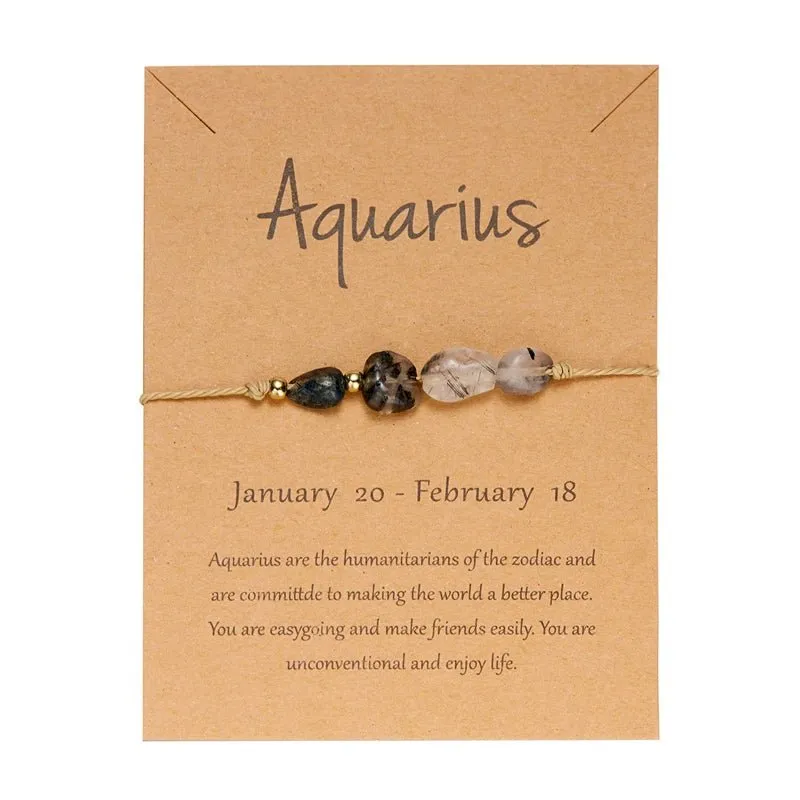 Zodiac Sign Constellation Bracelets